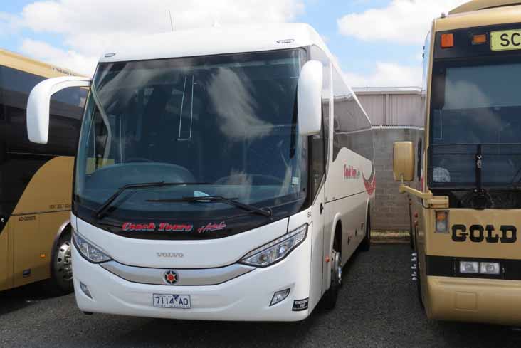 Bacchus Marsh Volvo B7R Marcopolo 84 Coach Tours Australia